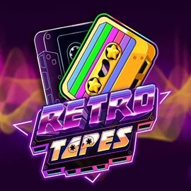 Logo of Retro Tapes from Push Gaming at Aphrodite Casino