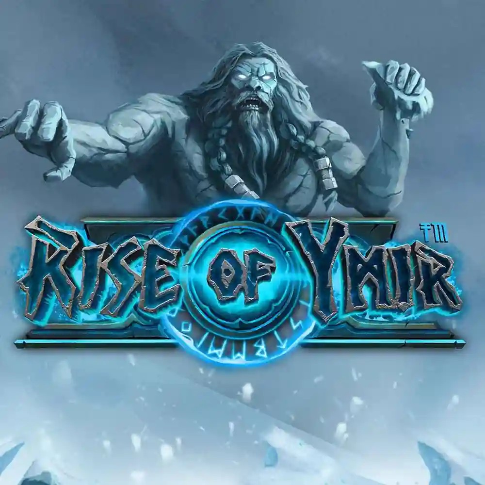 Rise of Ymir logo by Hacksaw Gaming at Aphrodite Casino