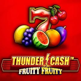 Thunder Cash Fruity Fruity slot logo by Novomatic at Aphrodite CasinoThunder Cash Fruity Fruity